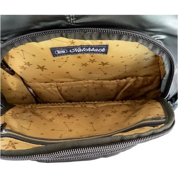 LUG Fall Box 2023 Metallic Olive Green Hatchback 3 Backpack - Picture 5 of 6